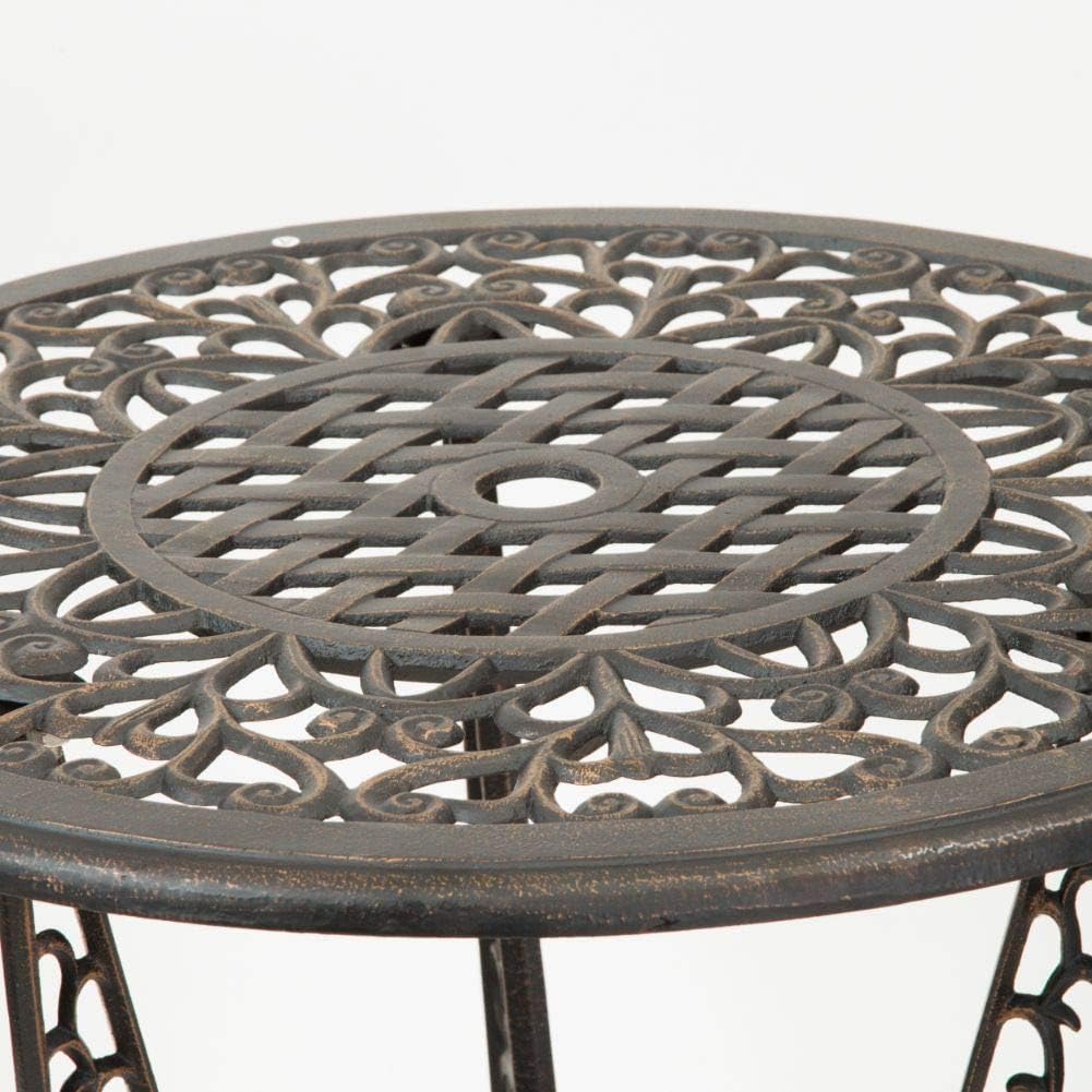 Bronze Cast Aluminum Bistro Set F569550