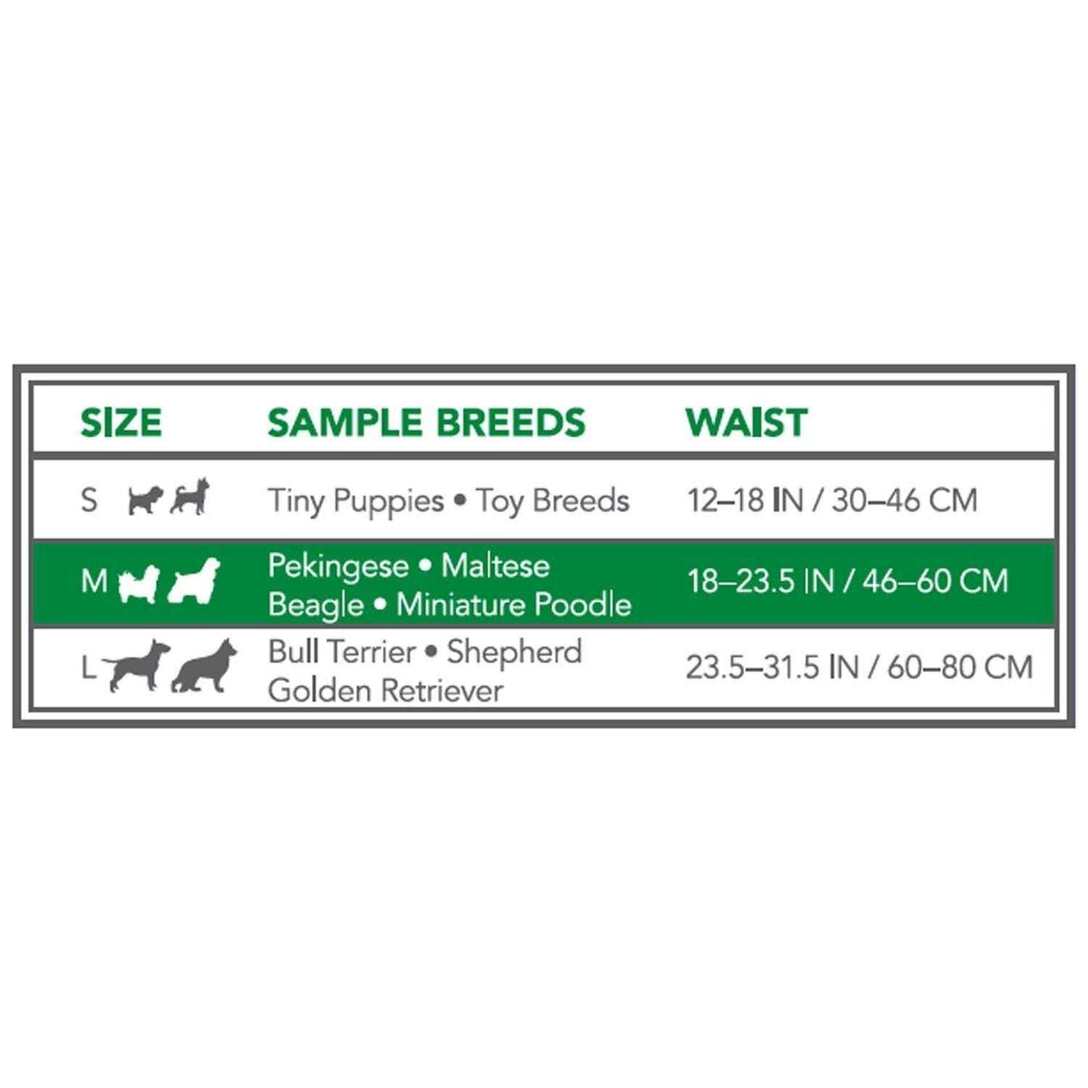 Disposable Male Dog Wraps L432