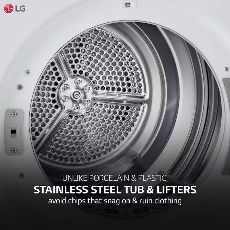 White 4.2 Cu. Ft. Ventless Stackable Compact Electric Dryer Z8820