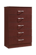 5 Drawer Brown Wood Chest K49976