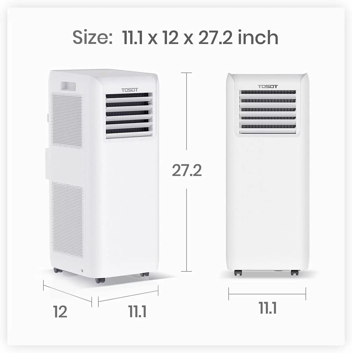 8,000 BTU 3-in-1 Portable Air Conditioner E6807