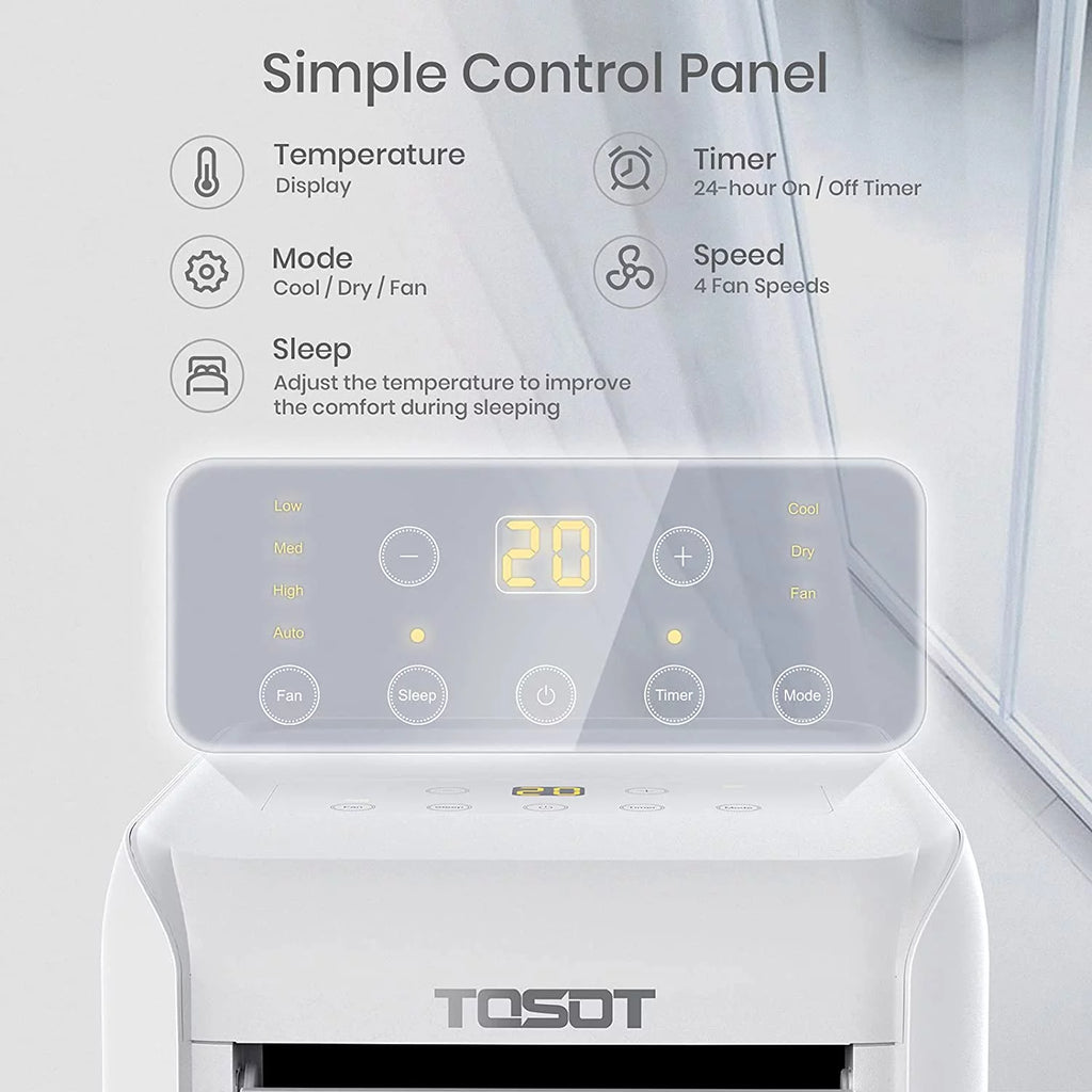 8,000 BTU 3-in-1 Portable Air Conditioner E6807