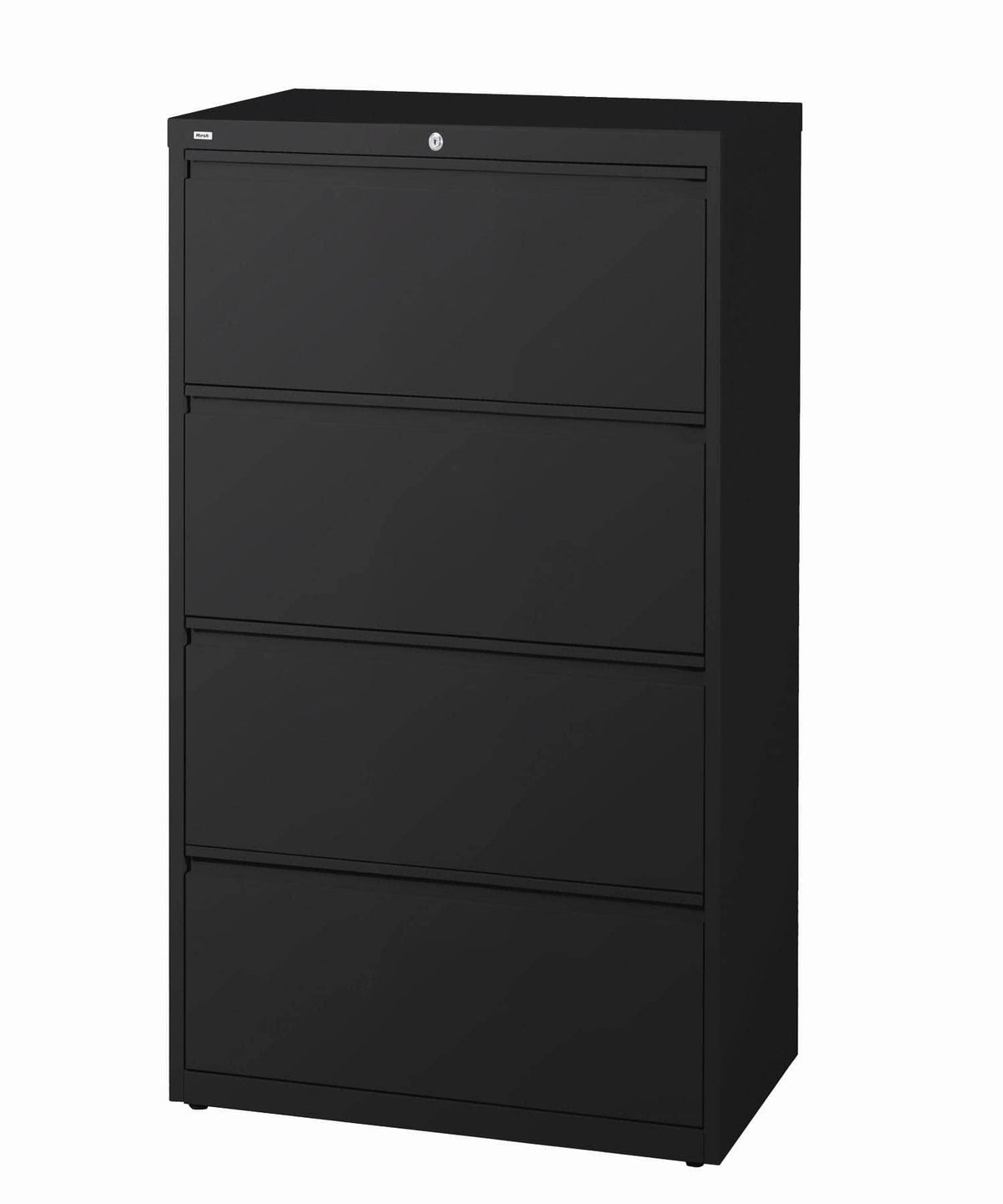4 Drawer Lateral File Cabinet Black V288