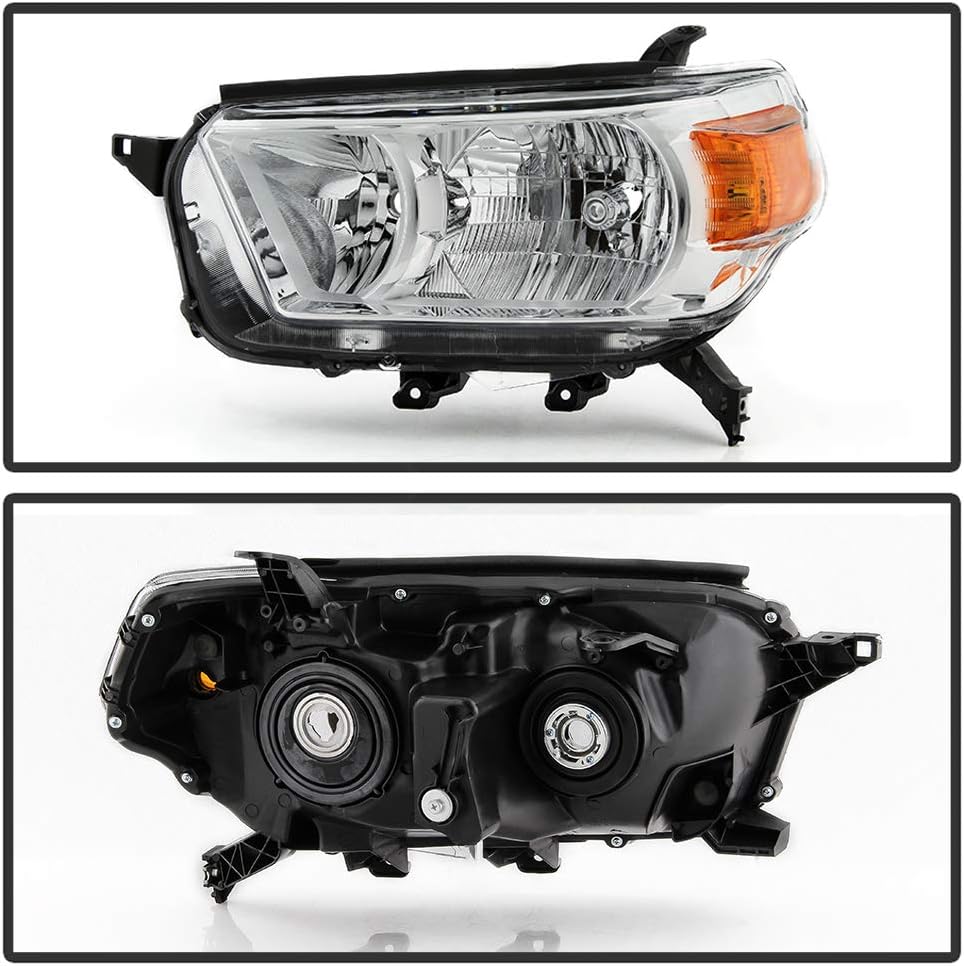 Chrome Housing Headlights Assembly Pair Set Y428249