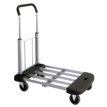 Aluminum Platform Truck with Telefolding Handle, 330 lbs Load Capacity M75660