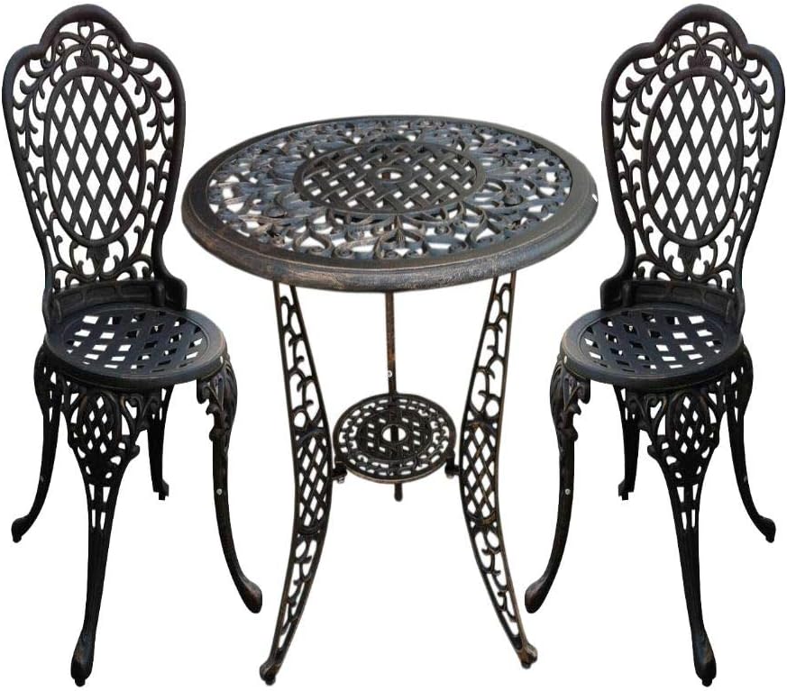Bronze Cast Aluminum Bistro Set F569550