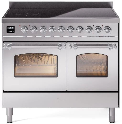 40 Induction Range with Electric Oven in Stainless Steel B2231