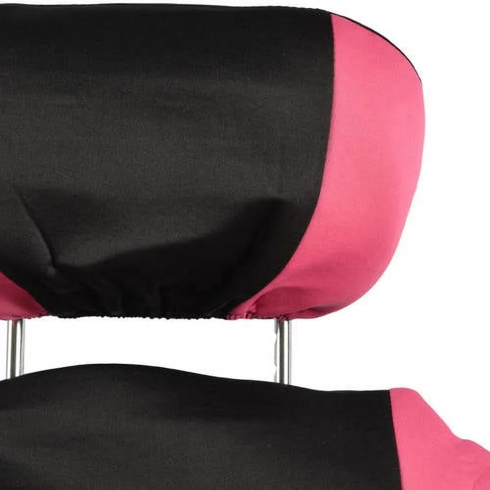 Pink 9pc Car Seat Covers E755941