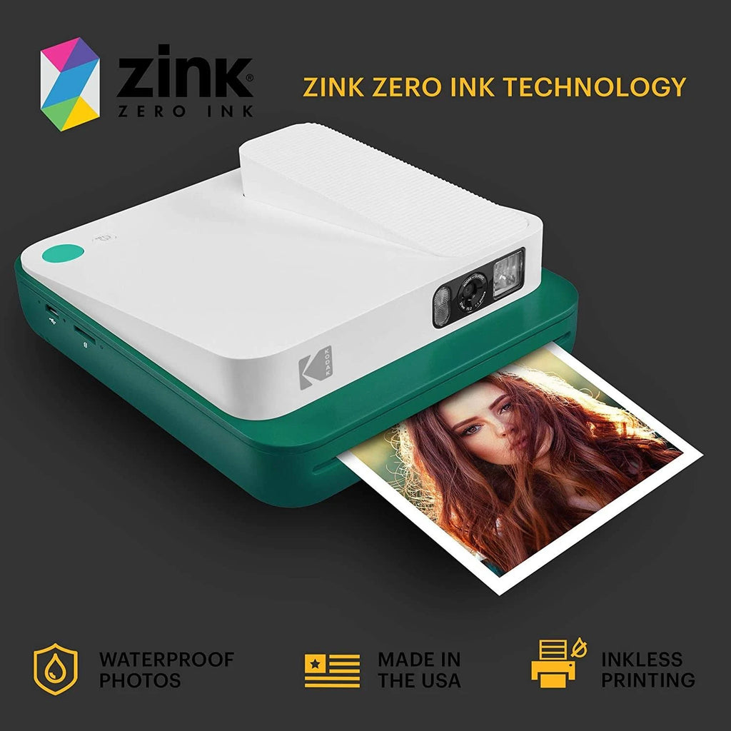 Digital Instant Camera with Bluetooth Green 16MP N9543