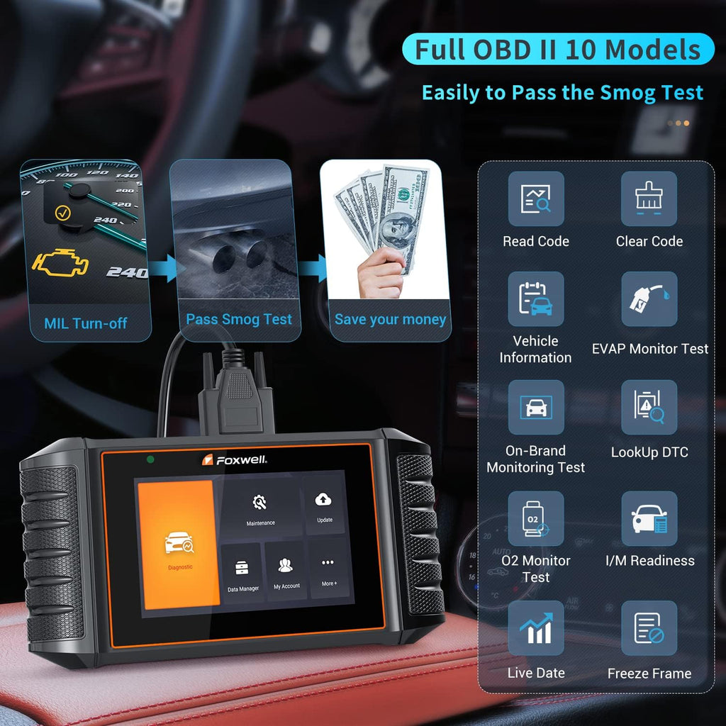 OBD2 Scanner All System Diagnostic Scan Tool with 5.5” Code Reader L86812
