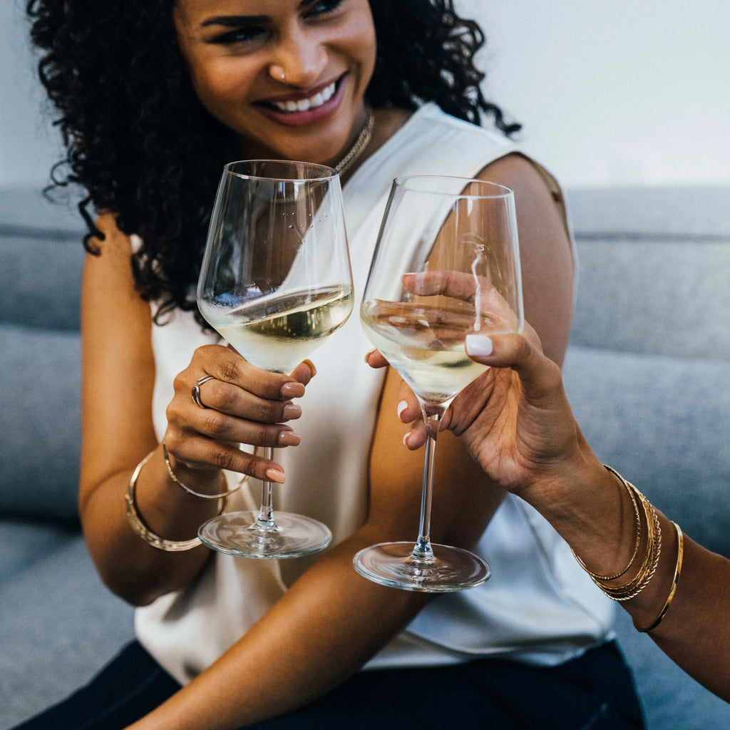 White Wine Glasses, Set of 4 O9219