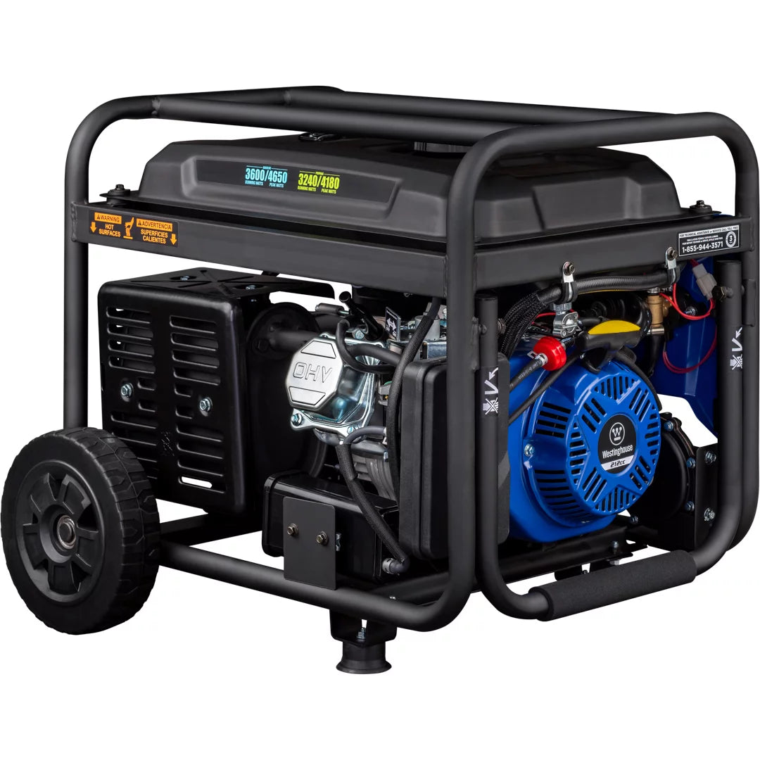 4650 Peak Watt Dual Fuel Portable Generator H943875