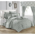 Queen 24 Piece Reversible Printed Comforter Set N42480