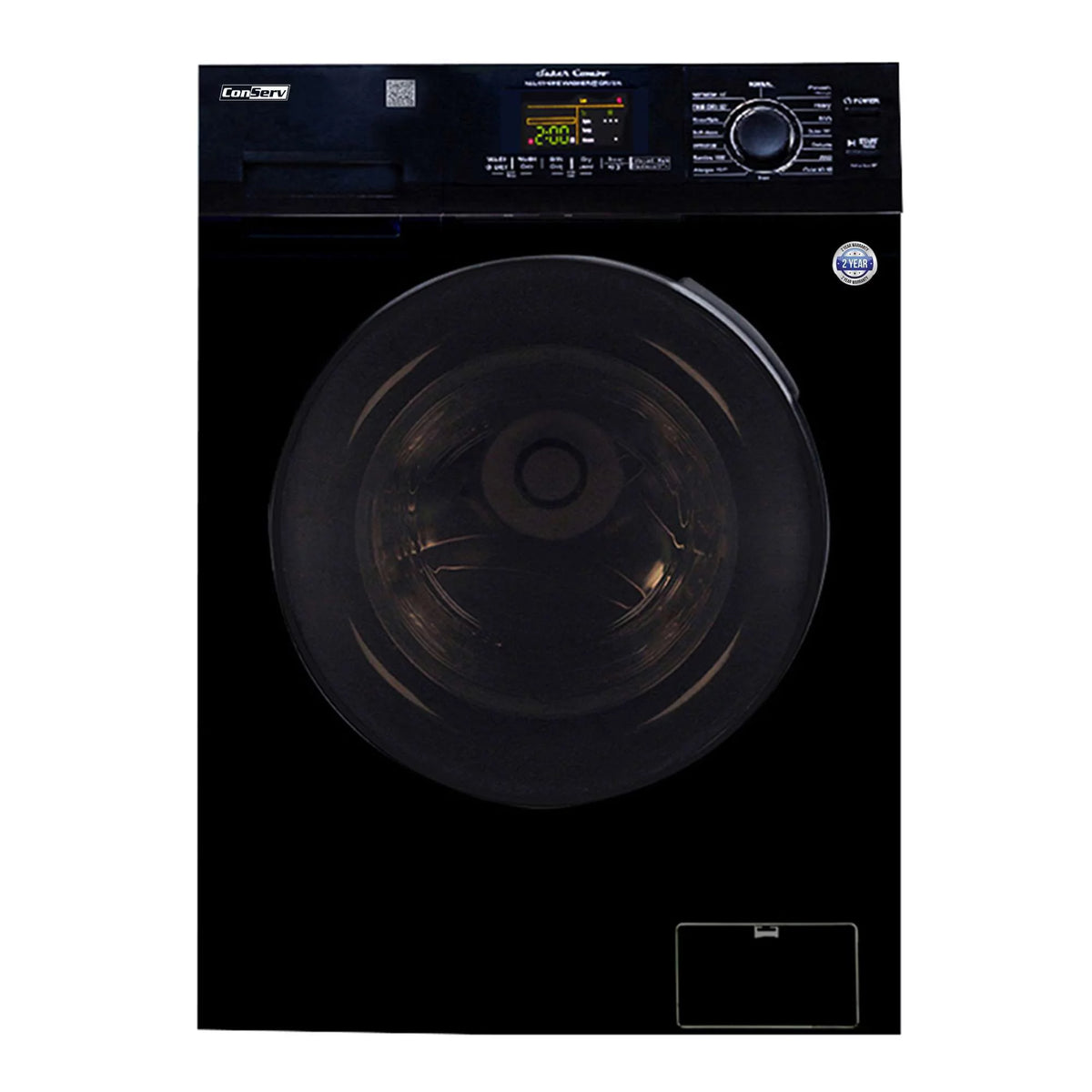 15 lbs Compact Washer Dryer Combo with Pet Cycle in White W35984