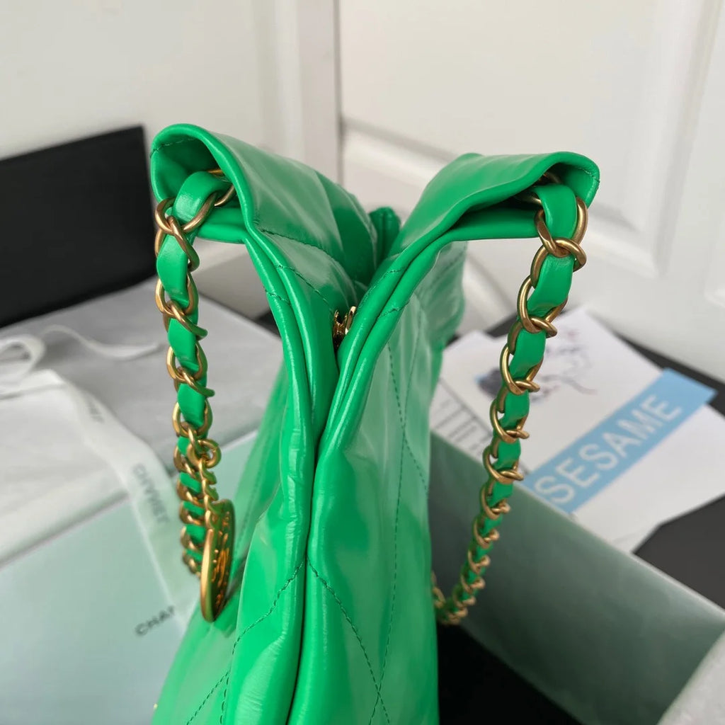 Shiny Green Handbag F22921
