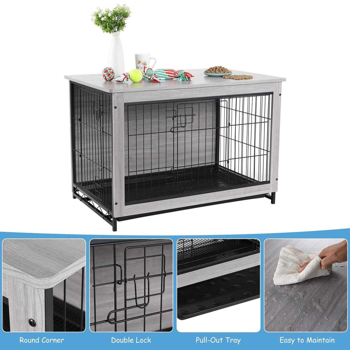 Wooden Dog Crate Furniture S78903