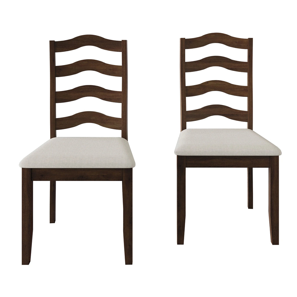 Brown Wooden Dining Chair Set of 2 K1333