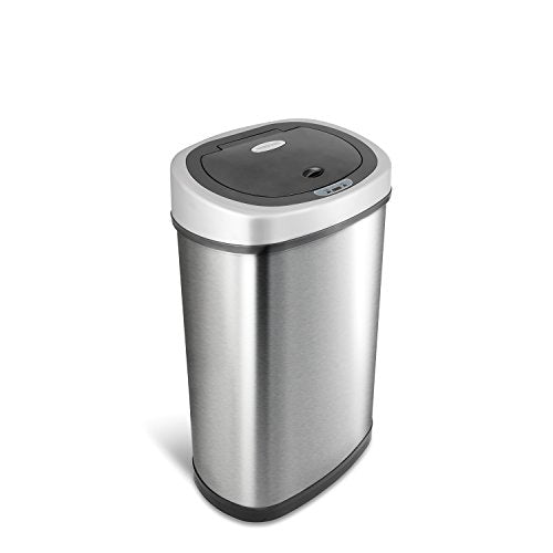 Automatic Touchless Infrared Motion Sensor Trash Can, 13 Gal 50L, Stainless Steel R778