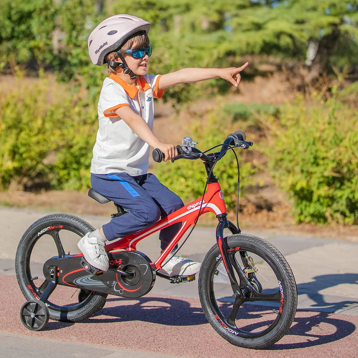 18 Inch Kids Bike Red V987