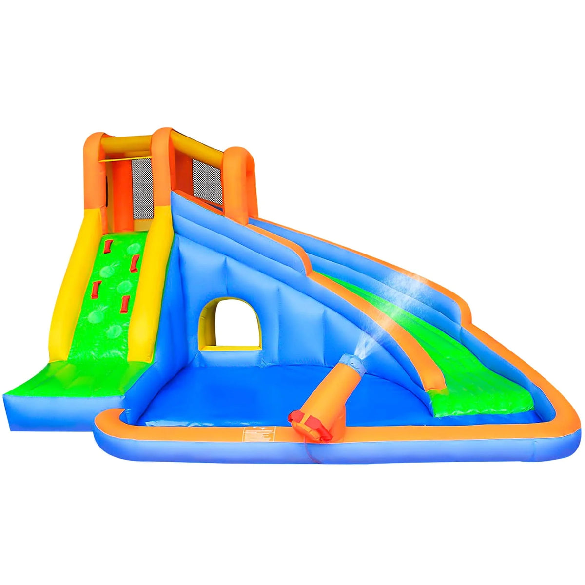 Inflatable Water Slide with Pool and Blower A989548
