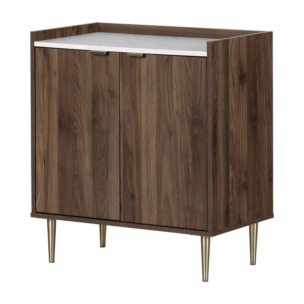 Natural Walnut Storage Cabinet B298274