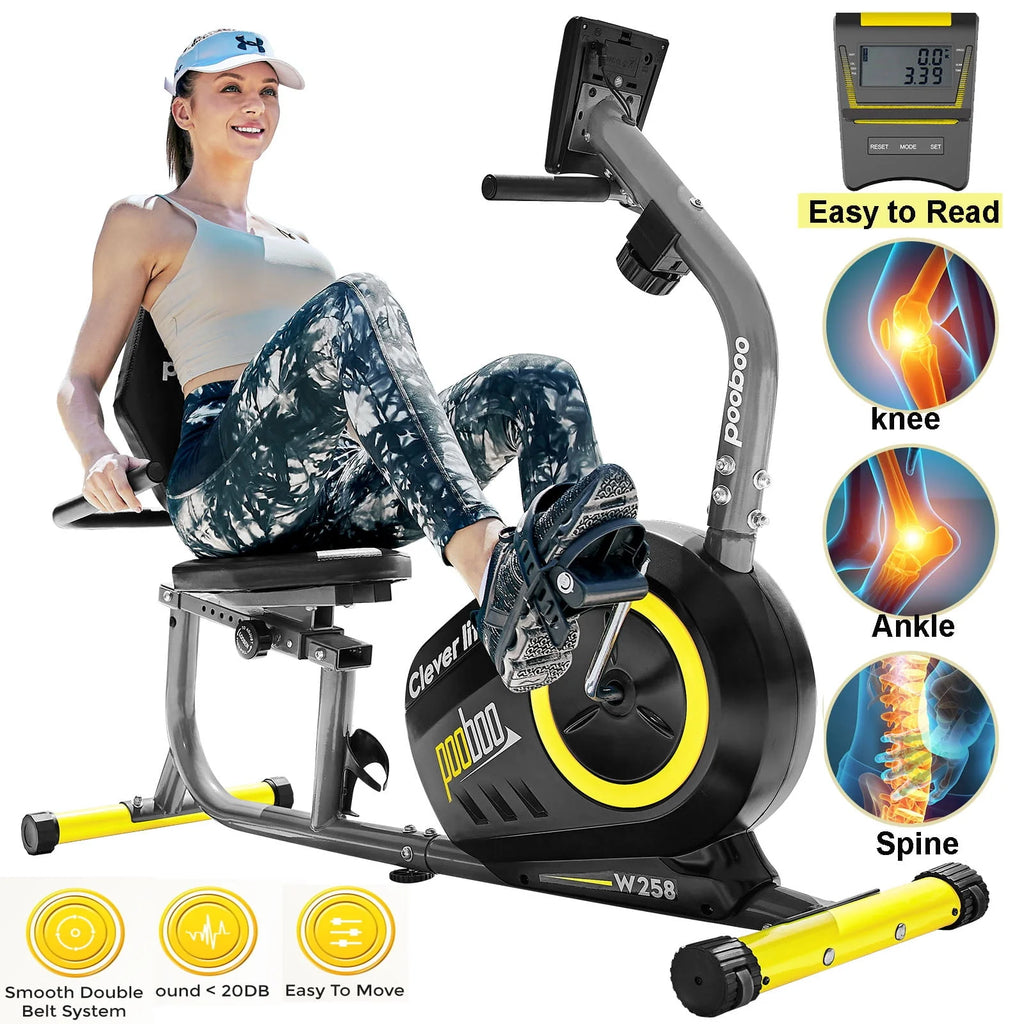 Recumbent Exercise Bike Magnetic Resistance K9122