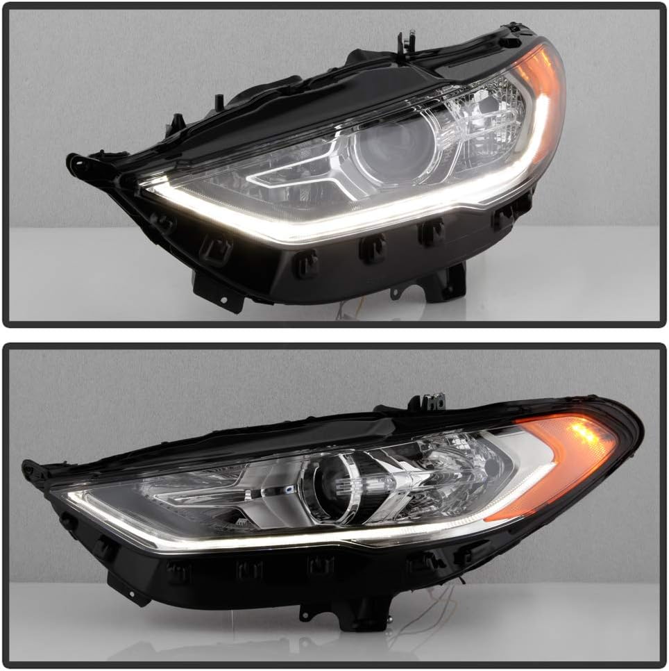 2017-2019 Ford Fusion Projector Headlight Left Driver Side U59882