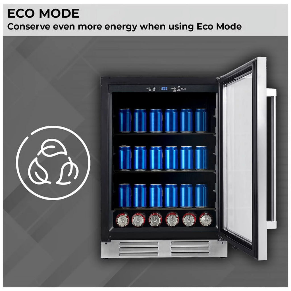 23.4" Wide Built-In/Freestanding Beverage Refrigerator A26579
