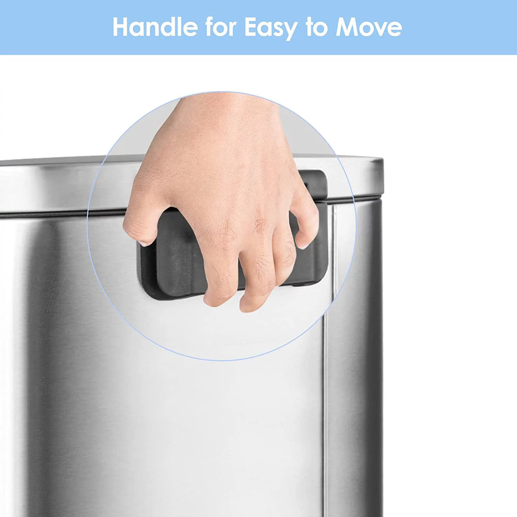 50L Stainless Steel Garbage Can A1556