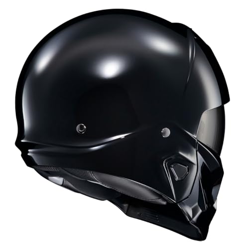 Matte Black 3/4 Motorcycle Helmet L46858