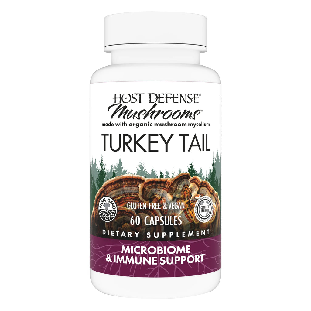 Turkey Tail Mushroom Supplement 60 Capsules U647
