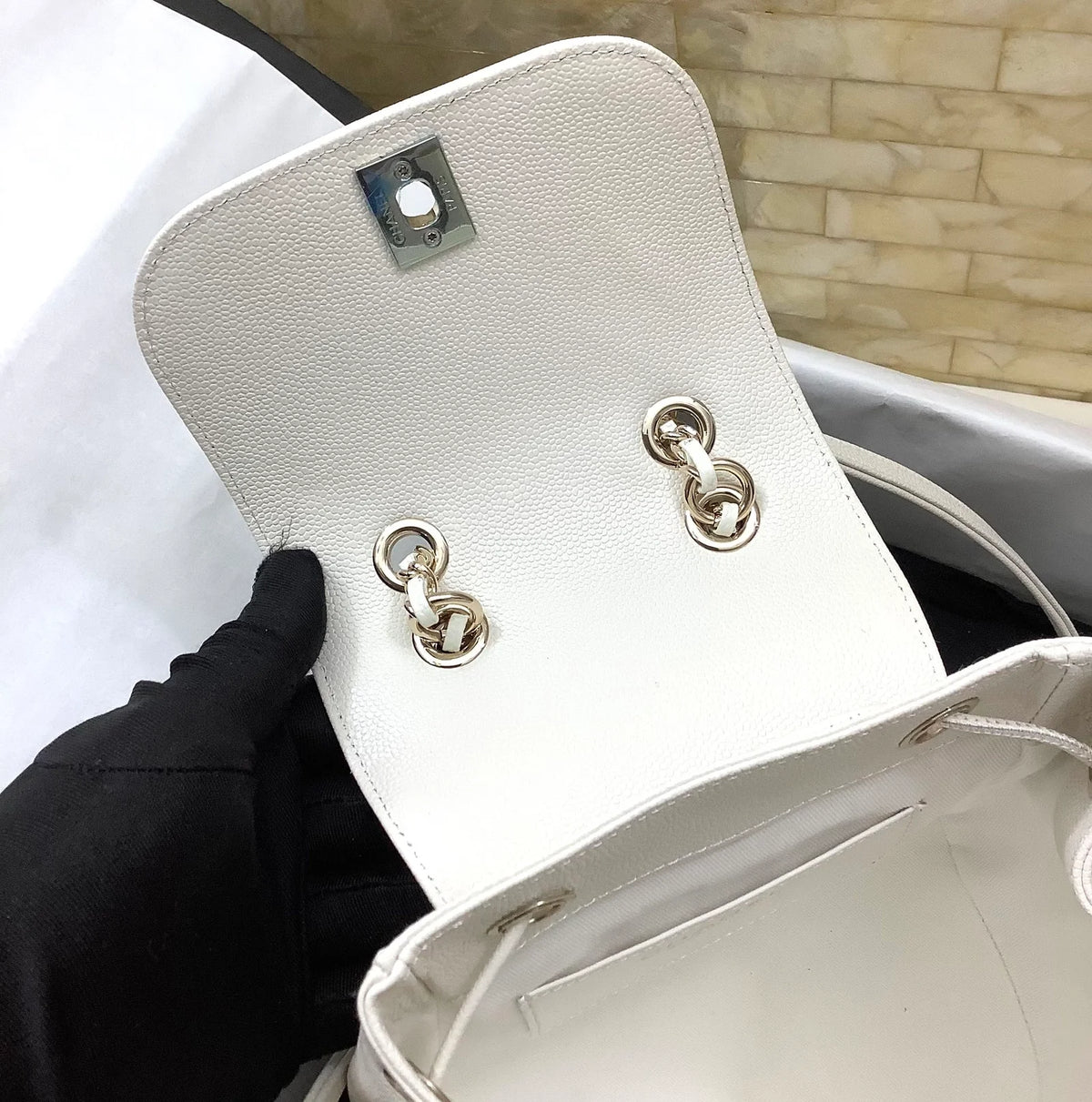 White Backpack N148