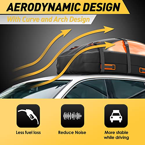 100% Waterproof 20 Cubic Feet Car Rooftop Cargo Carrier Bag J1668