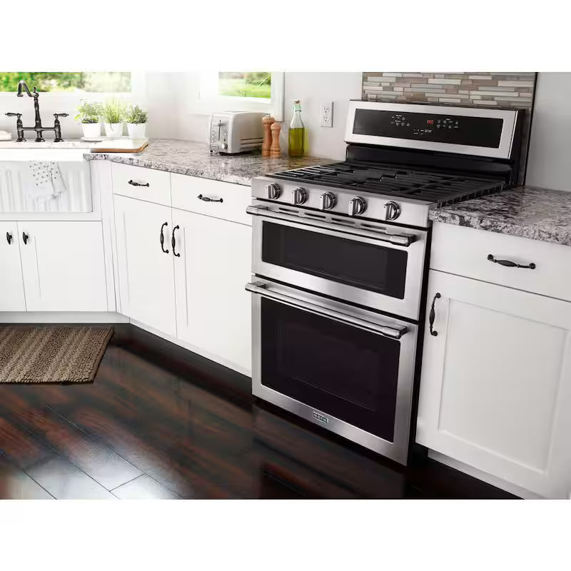6.0 cu. ft. Double Oven Gas Range with True Convection K8679