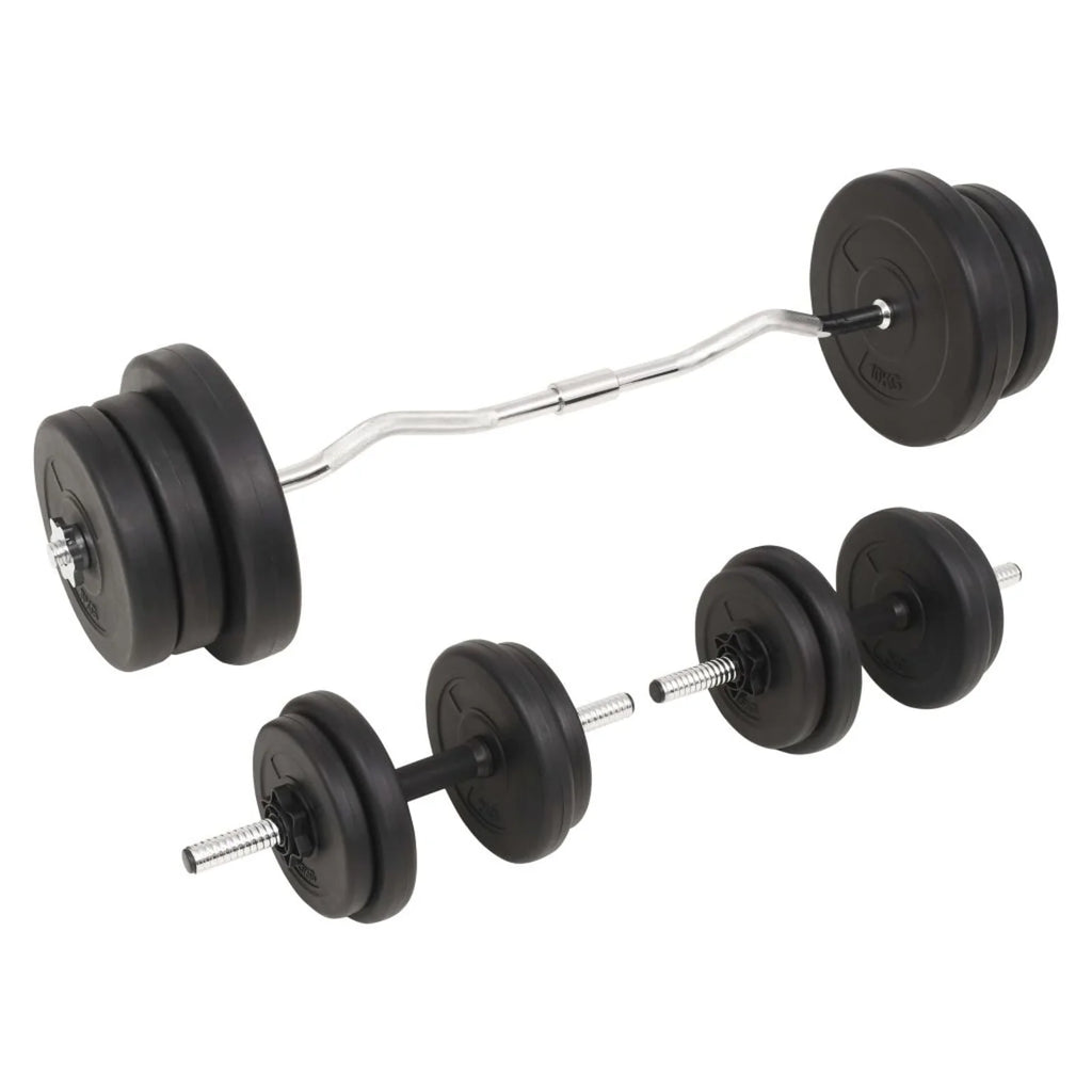 Barbell and Dumbbell Set 132.3 lb F9354