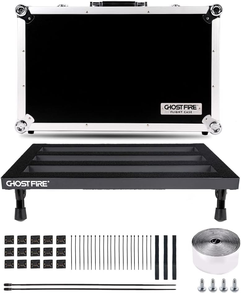 Aluminum Alloy Guitar Pedal Board with Carry Case O93221