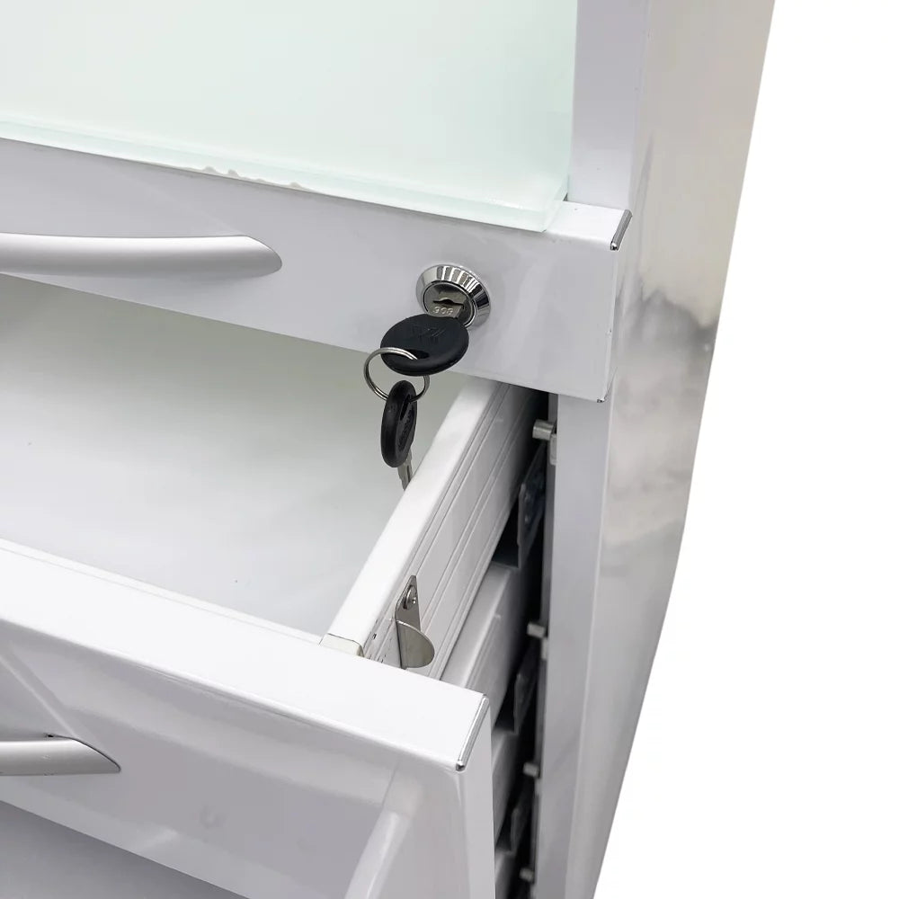 Stainless Steel Mobile 5 Drawers Cabinet X599790