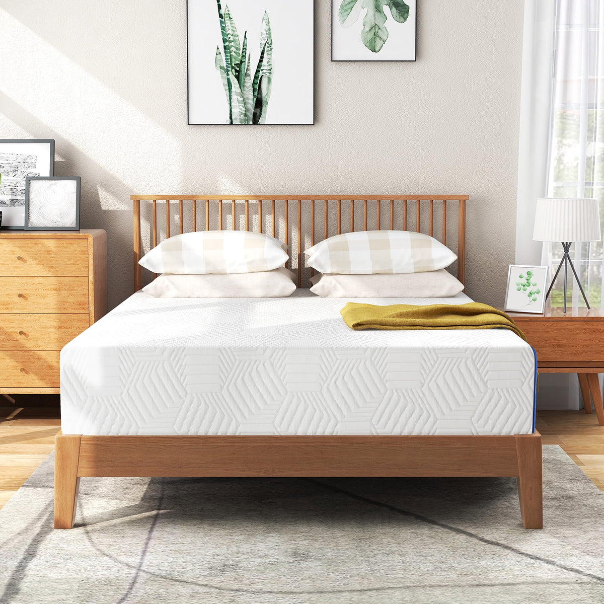 10 inch Gel Memory Foam Twin Mattress U814