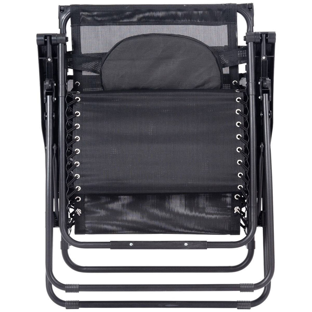 Folding Recliner Lounge Chair with Cup Holder V8489