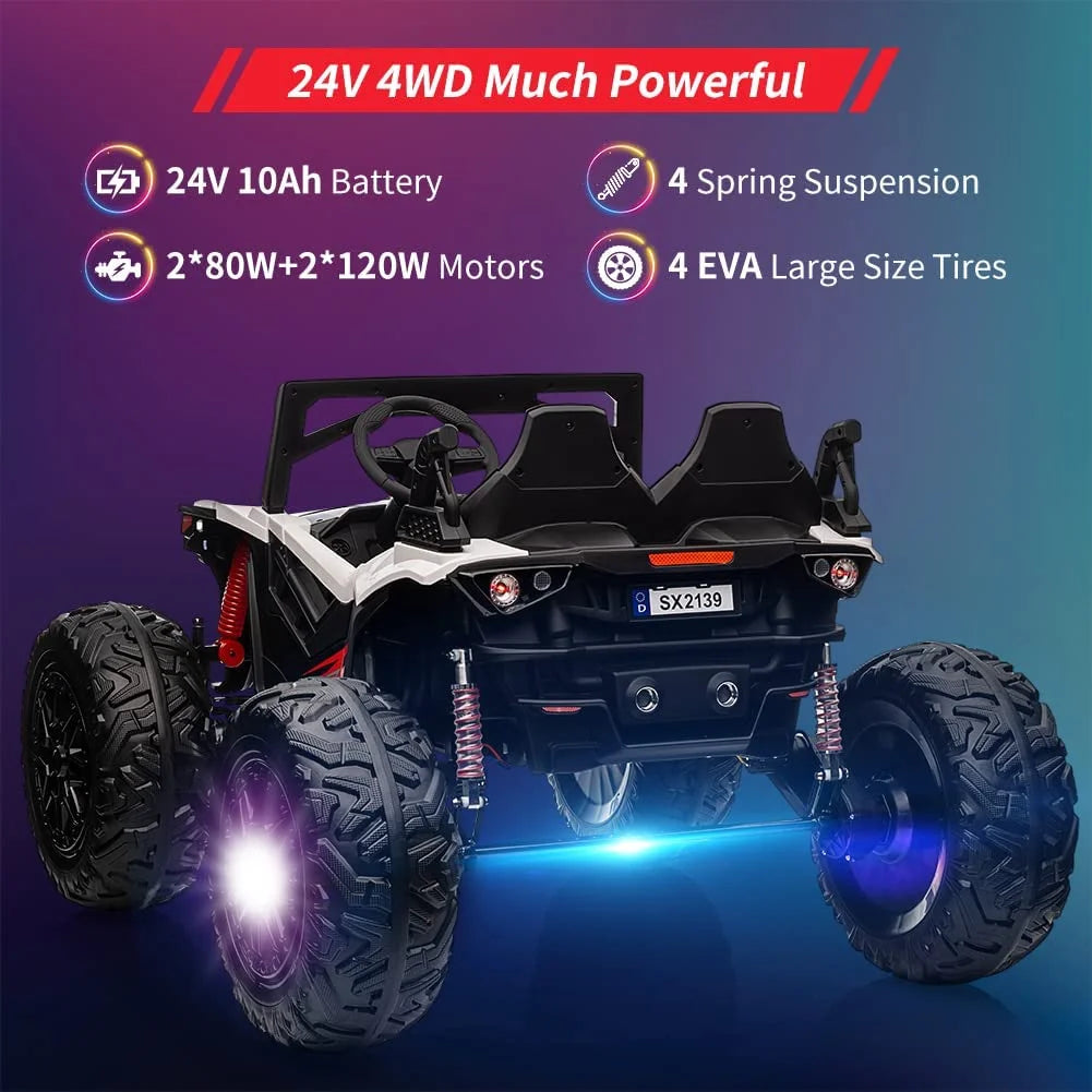 24V Ride on Car 2 Seats UTV with Remote Control Z89769