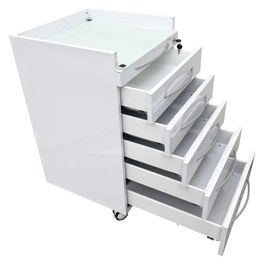 Stainless Steel Mobile 5 Drawers Cabinet X599790