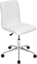 White Office Chair D1803