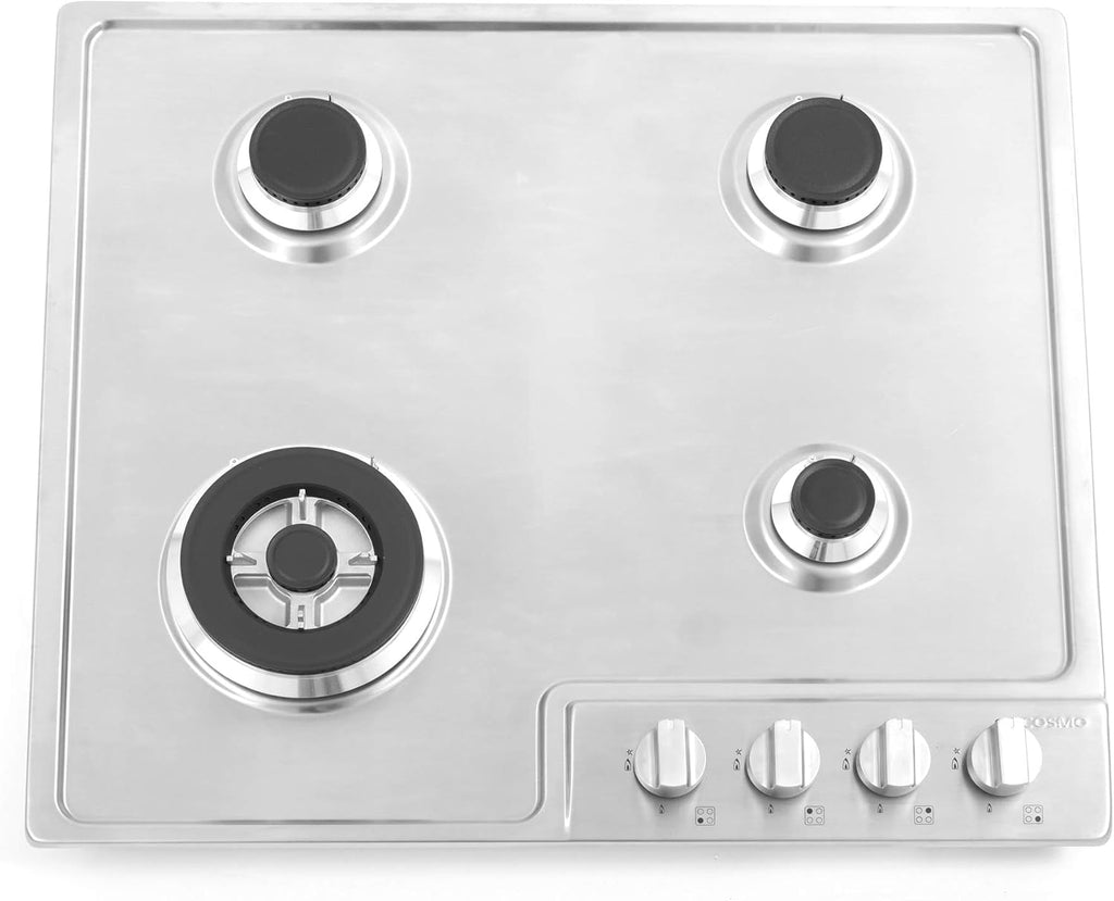 24 Gas Cooktop with 4 Sealed Burners Stainless Steel N90091