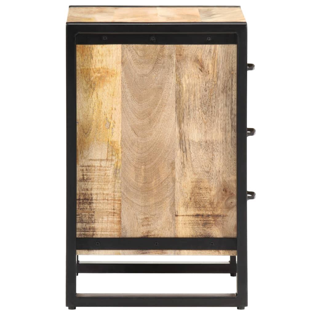 Solid Mango Wood Bedside Cabinet J7711