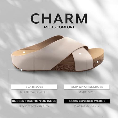 Wedge Sandals with EVA Insole and Rubber Outsole U609491