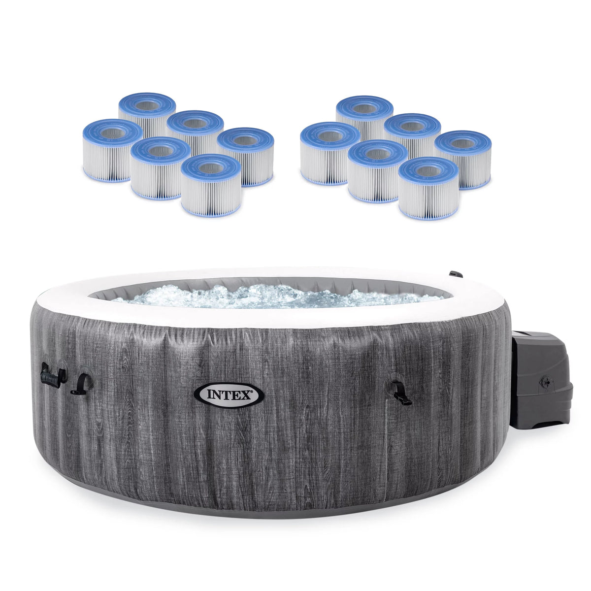 Inflatable Hot Tub Spa with Filter Cartridges V2909