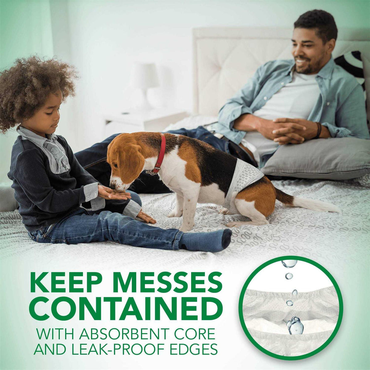 Disposable Male Dog Wraps L432