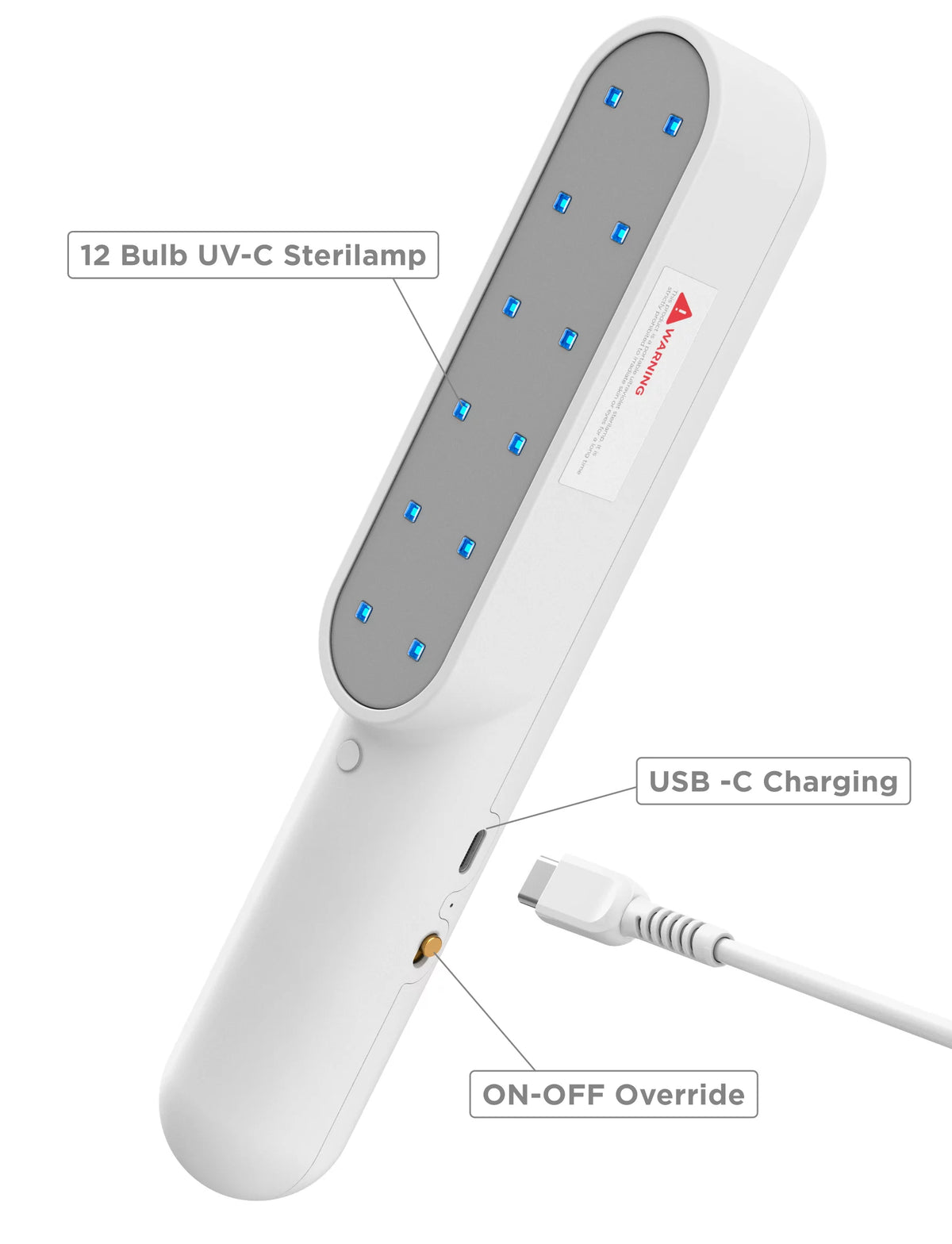 Portable UV-C LED Sanitizer Wand J478655