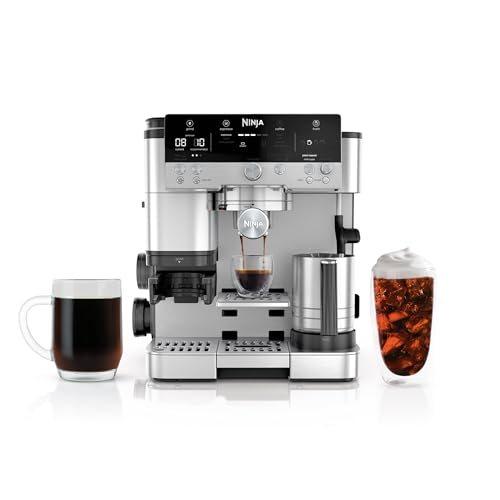 Espresso Machine and Drip Coffee Maker with Coffee Grinder and Milk Frother B405