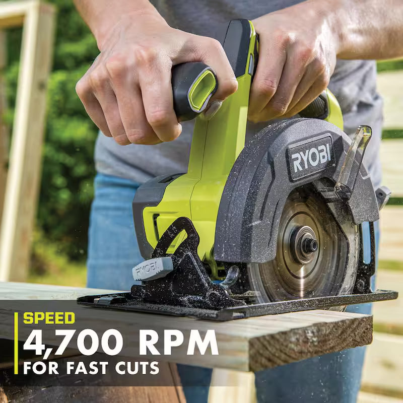 18V Cordless 6-Tool Combo Kit with Battery, Charger, and Rolling Tool Box I339